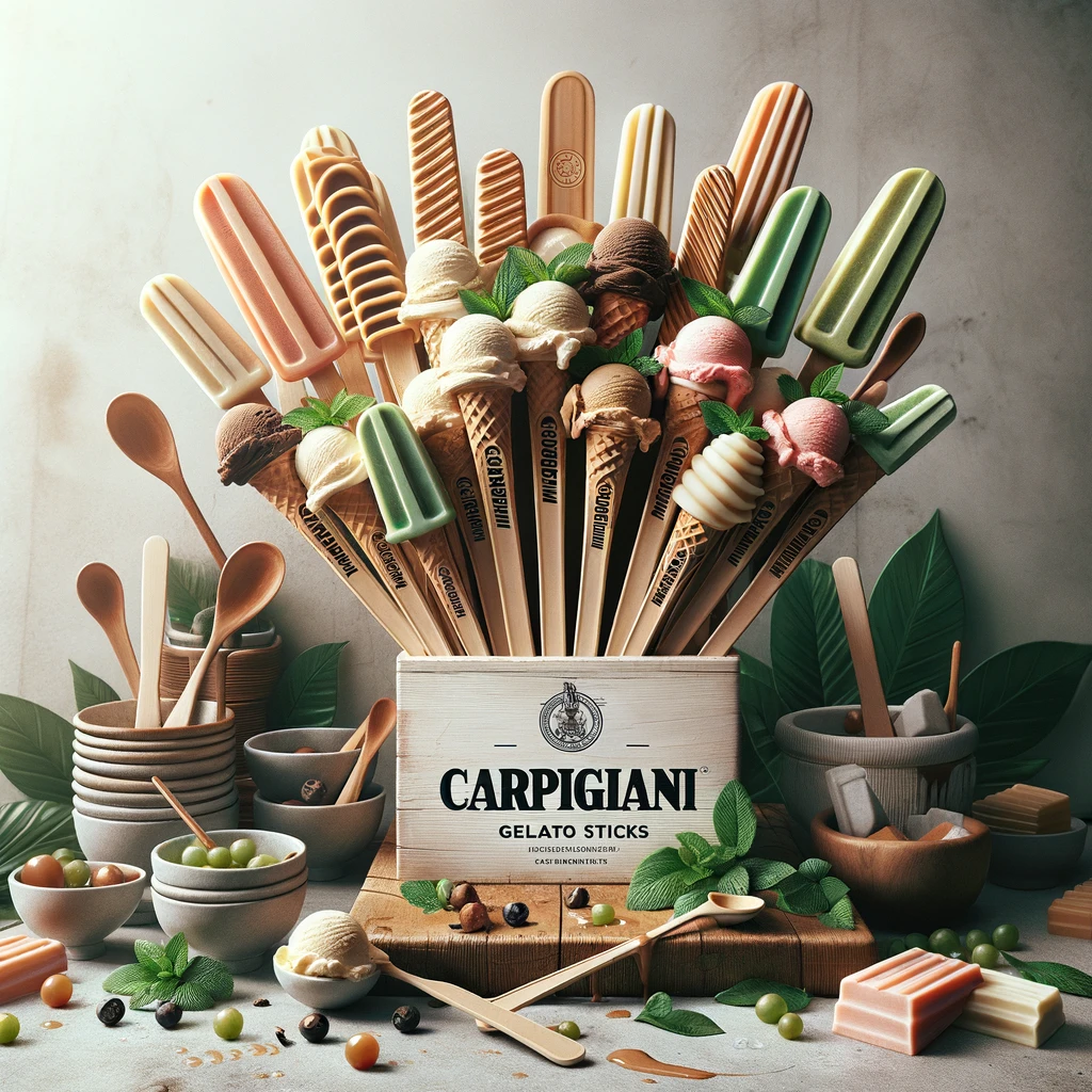 Carpigiani Gelato Sticks 3 Eleva tu gelato a una obra de arte con Carpigiani Gelato Sticks - Calidad y estilo en cada detalle para una experiencia gourmet inolvidable.