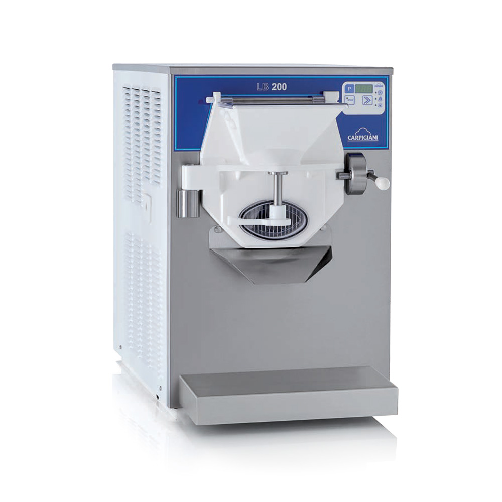 Carpigiani LB 200 G Tronic 3 La Carpigiani LB 200 G Tronic define la excelencia en heladería artesanal, con tecnología avanzada para postres congelados de calidad insuperable.