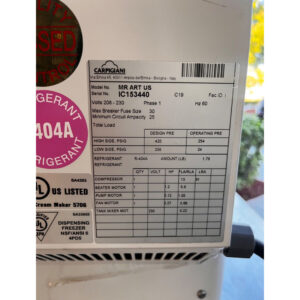 Carpigiani Mister Art (Reconstruido) 15 Baluna - Foto - Producto - Carpigiani - Mister Art - Reconstruida