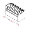 Baluna - Producto - IFI -Sam80 - Display Case - para Gelato