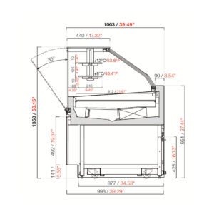 Baluna - Producto - IFI -Sam80 - Display Case - para Pasteleria