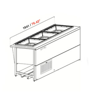 Baluna Producto IFI Vitrina America Panorama para Gelato 5