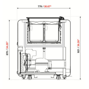 Baluna - Producto - IFI -Vitrina - Bit - Panorama - para Gelato - 4 sabores