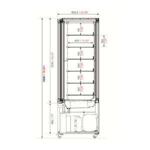 Baluna - Producto - IFI -Vitrina - Pivot - Para Gelato Helado o Pasteleria