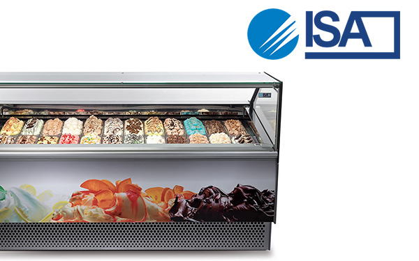 ISA Gelato ICe Cream Display Cases