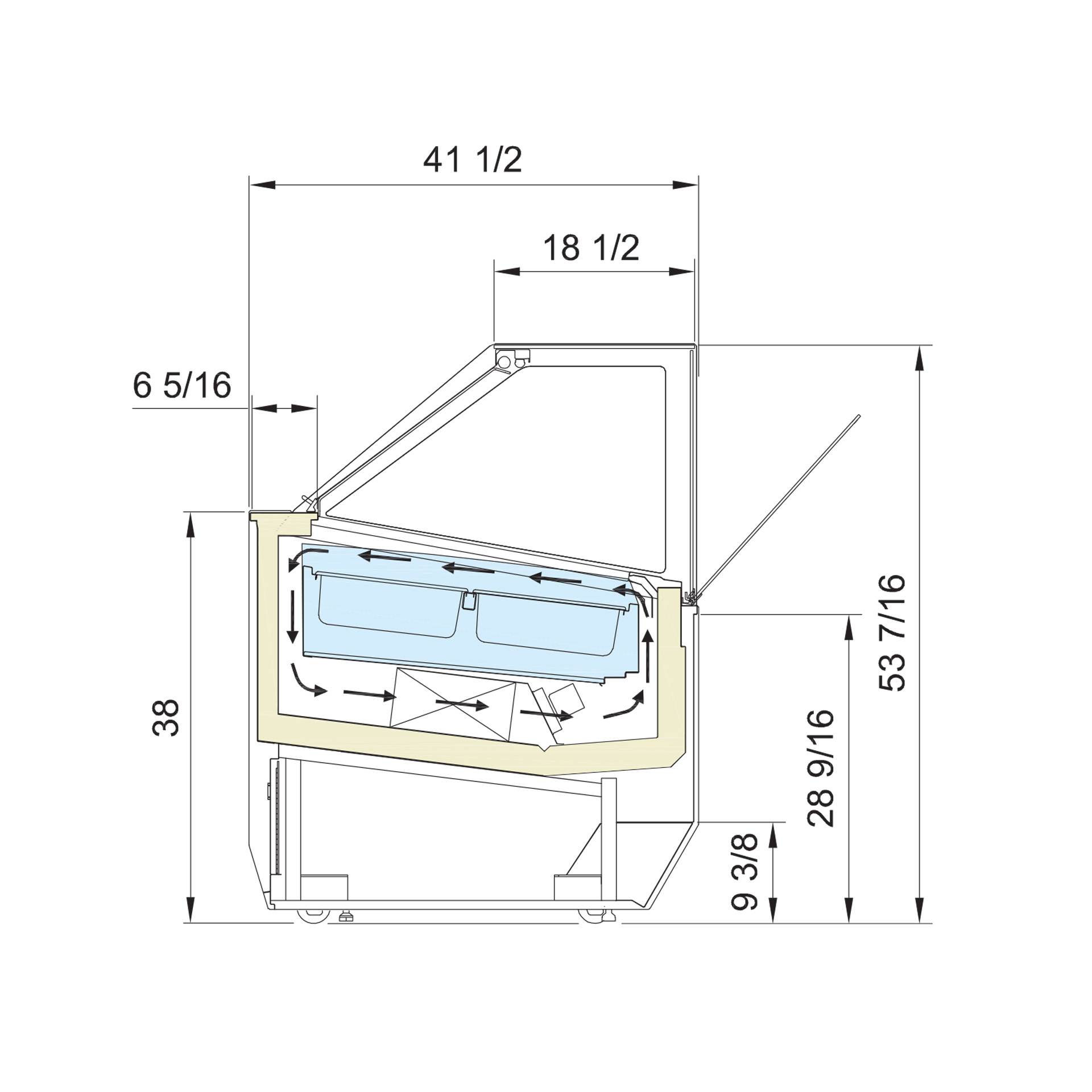 Vitrina para Gelato/Helado ISA Millennium 120 ST (12 Pans) 6 Baluna - Foto - Producto - ISA - Display Case - Millennium ST