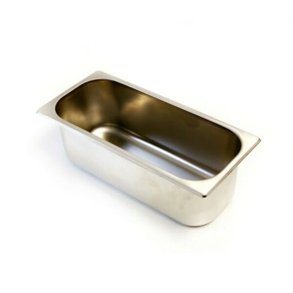 Bandeja para Gelato y Helado de Acero Inoxidable de 5 Litros - Hecho in Italia