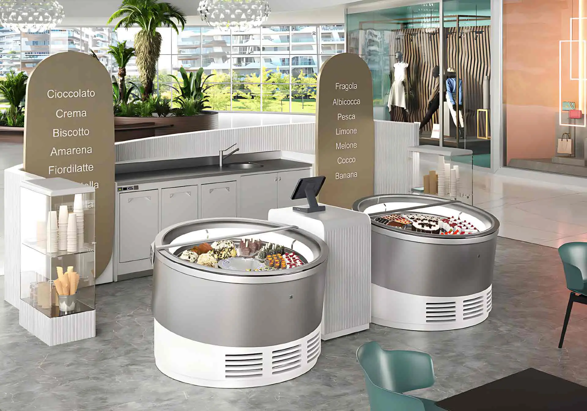 Ice-Cream-Shop-Design-island