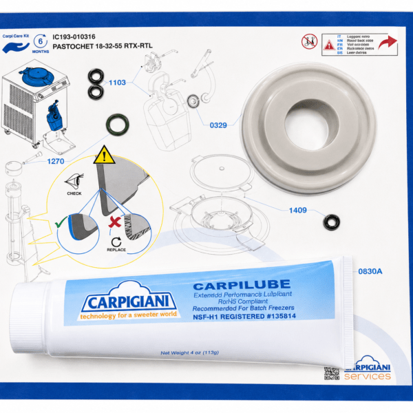 Carpigiani Pastochef 18-32-55 RTX-RTL Maintenance Kit
